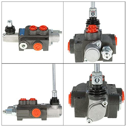 kimllier 1 Spool Hydraulic Valve 13GPM 3600PSI Hydraulic Directional Control Valve Double Acting Valve - size: 1 Spool 13 GPM