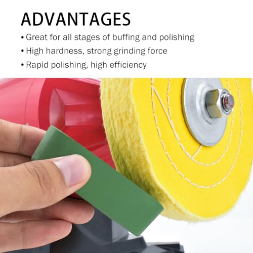 SCOTTCHEN Buffing Polishing Cutting Compounds 7.4 Oz. Kit - Green Fine/White Medium/Brown Coarse - 3 PCS - size: 7.4 Oz. - Green Fine/White Medium/Brown Coarse