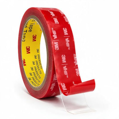 3M Double Sided Tape Heavy Duty 1’’×10Ft Clear, Heat Resistant, Waterproof - size: 1''×10Ft