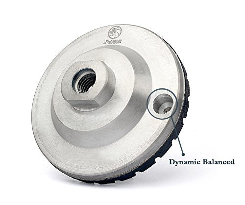 4" Concrete Diamond Cup Wheel Grinding with Aluminum Based 5/8-11 Thread 50 Grit 24 Segs Heavy Duty Angle Grinder Wheels for Marble Concrete Granite Masonry - style: 50 Grit