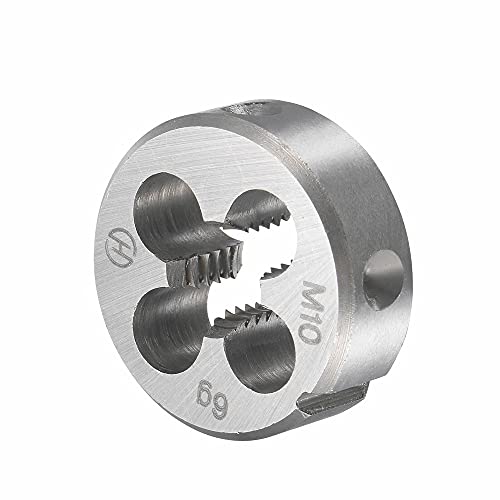 10mm x 1.5 HSS Metric Tap and Die Set Right Hand Thread,Tapping DIY Tool 3pcs (M10 x 1.5mm) - size: M10 x 1.5mm
