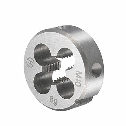 10mm x 1.5 HSS Metric Tap and Die Set Right Hand Thread,Tapping DIY Tool 3pcs (M10 x 1.5mm) - size: M10 x 1.5mm