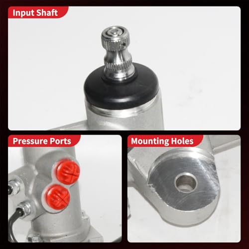 PHOBOOS Hydraulic Power Steering Rack and Pinion Fit for Hyundai & Kia - size: 26-2450