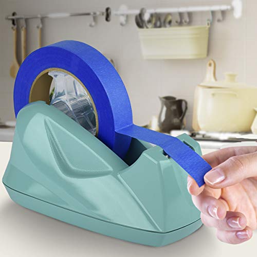 Acrimet Desktop Tape Dispenser Jumbo Size, Non-Skid Base, Plastic, Green - color: Green