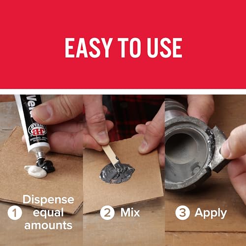 J-B Weld 8265S Cold Weld Steel Reinforced Epoxy with Hardener, 2 oz (1)