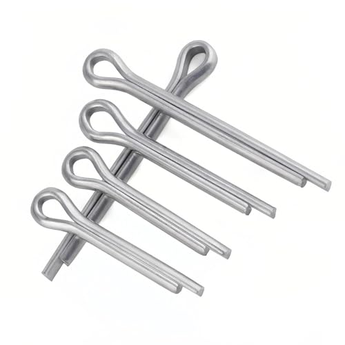 110Pcs Carbon Steel Cotter Pin Assortment Kit 8 Sizes Hitch Lock
