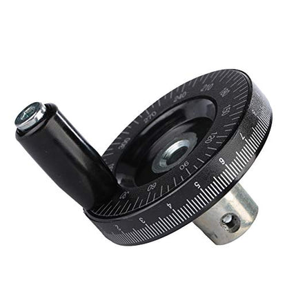 Hand Wheel with Handle, 63mm Milling Handwheel with Scale, Bakelite Hand Wheel Machinery Accessaries for Lathe Milling Machine