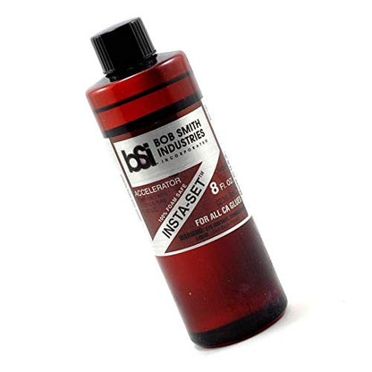 Bob Smith 152 Insta Set Accelerator, 8 oz. (Clear, Fast Acting, Compatible with Plastic & Foam)