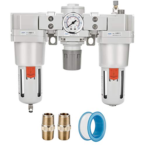 NANPU 1" NPT Air Filter, Regulator & Lubricator (FRL) Combo - size: 1" NPT