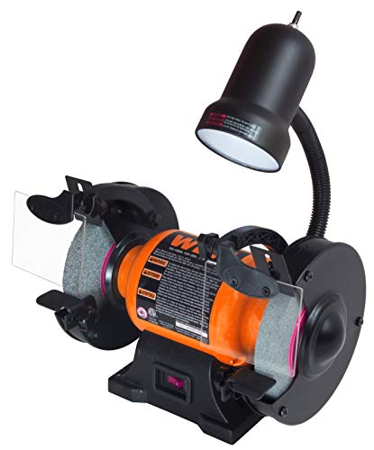 WEN 4276 2.1-Amp 6-Inch Bench Grinder with Flexible Work Light - style: Single Speed