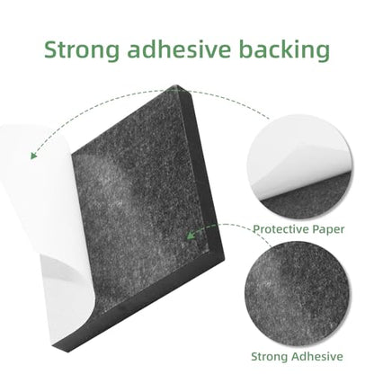8Pcs Black EVA Foam Pad 4in x 4in x 1/2in High Density Closed Cell Foam Sheet, Soundproofing & Flame Heat Resistant & Without Leaving Residue for Appliances Crafts Outdoor Furniture DIY Electronics - size: 4in x 4in x 1/2in