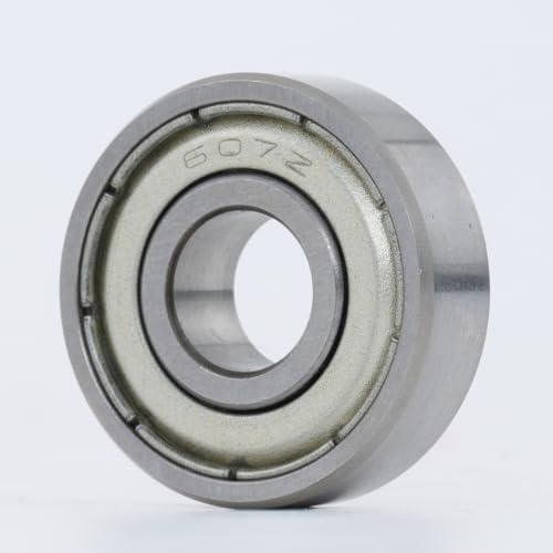 XIKE 607ZZ Shielded Deep Groove Ball Bearing, 7 x 19 x 6 mm, 10-Pack - size: B607ZZx10