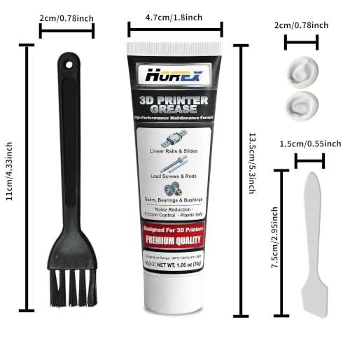 3D Printer Grease 1oz Lead Screw Gear Rail Lubricant Reduce Noise