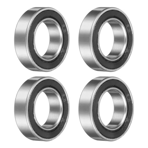 uxcell 4Pcs 15267-2RS Non-Standard Ball Bearings 15mm ID x26mm OD x7mm T - size: 15267-2RS