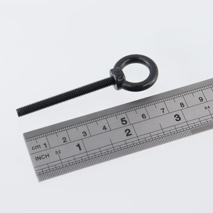 Antrader Lifting Shoulder Eye Bolts,M6 x 50mm,Stainless Steel,Black,6 Sets - size: M6 x 50mm