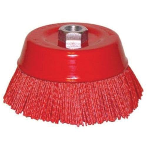 Dominion Sure Seal Bedliner Nylon Cup Brush - Car Wash Brush for Car Cleaning Supplies, Wire Brush for Drill, Paint Cup Brush, Plastic Scraper