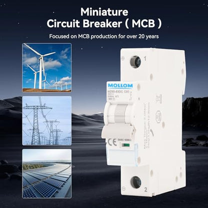 MOLLOM DC 1P 250V 32Amps C32 Miniature Circuit Breaker - style: 32A