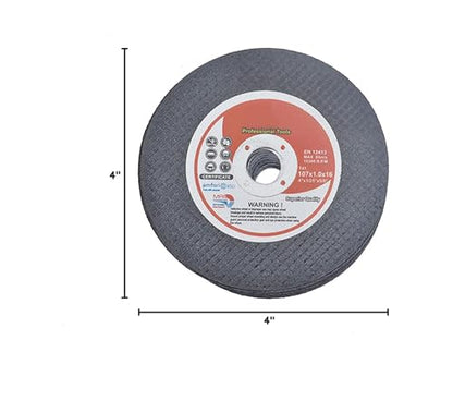 ALL-CARB 50 Pack 4 Inch x 0.040 Inch x 5/8 Inch Cutting Wheel Metal and Stainless Steel Cut Off Wheels Thin Metal Cutting Disc Fit for Angle Grinders - size: 4 x 0.040 x 5/8