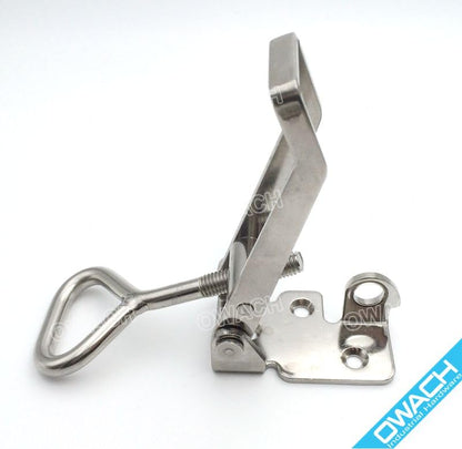2 Pack OWACH Stainless Steel Adjustable Draw Latch Adjustable-Grip Padlockable Toggle Clamp (2 pack, Medium 3.78"~4.88") - size: 2 pack, Medium 3.78"~4.88"