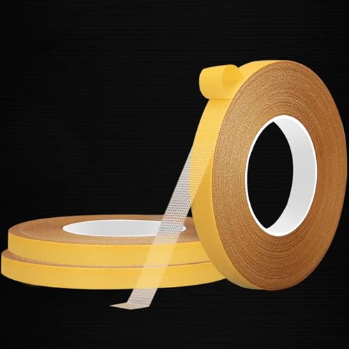 KAIYUER 3 Pack Double Sided Tape Heavy Duty,High Stickness Clear Tape for Making DIY Crafts, Paste Photo, Rug Fixed, Floor,Wall Decor,Office Decor,No Glue Residue,0.39in x 66FT, - size: 3Packx0.39"x66FT