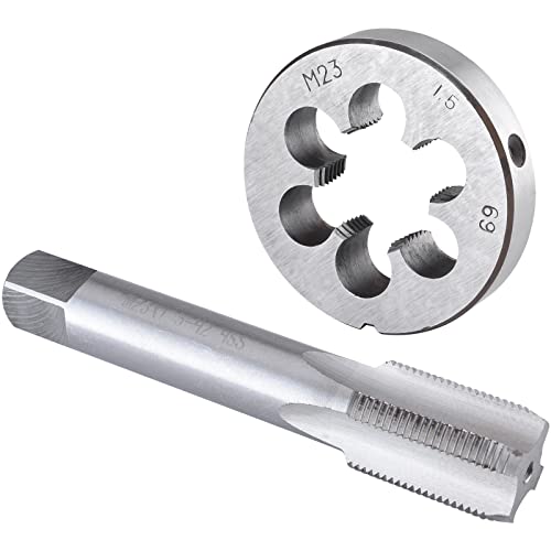Burkit M23 X 1.5 Tap and Die Set Right Hand - size: M23x1.5