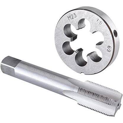 Burkit M23 X 1.5 Tap and Die Set Right Hand - size: M23x1.5