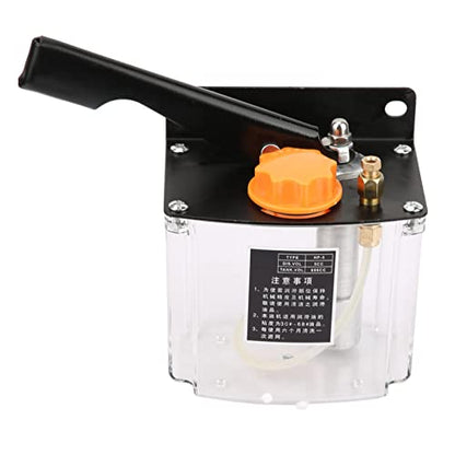 Oumefar Manual Lubricating Pump -5L 650CC Leak- lubricating Oil Pump for CNC Machine for Regular Lubrication of Cutting Machines