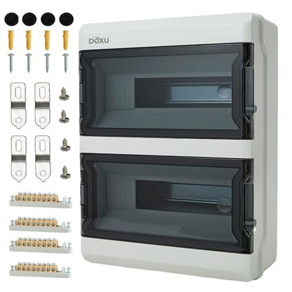 Circuit Breaker Box, IP66 Distribution Protection Box (AT-26 Way-H) - size: 26 - 11.6x15.4x5.1 INCH
