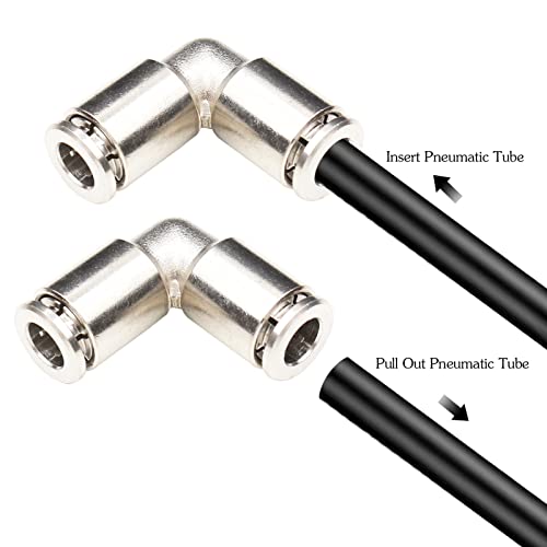 8mm Union Elbow Push to connect fittings Stainless Steel Tube Fittings Push Connectors,CEKER 8mm x 8mm Tube Quick Connect Fittings Air Line Fittings 2pack - size: 8 mm, style: ELBOW