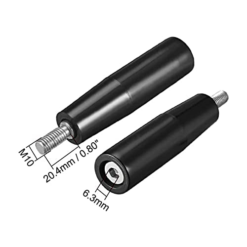 Revolving Handwheel Machine Handle for Milling Machinery Male Threaded Stem M10 1pcs - size: M10