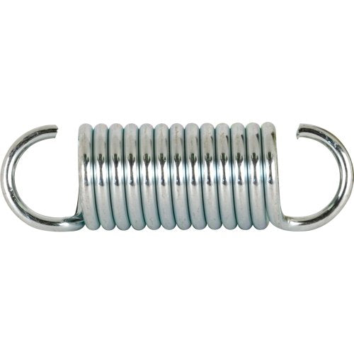 Prime-Line SP 9616 Extension Spring, Spring Steel Construction, Nickel-Plated Finish, 0.105 GA x 3/4 In. x 2-7/16 In., Single Loop Open, (2 Pack)