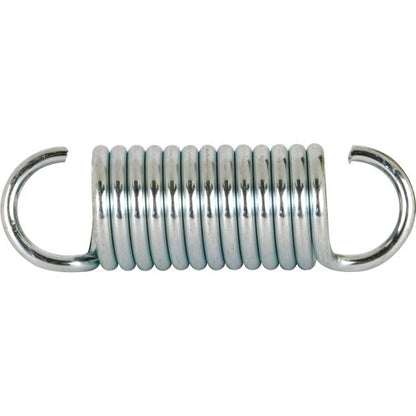 Prime-Line SP 9616 Extension Spring, Spring Steel Construction, Nickel-Plated Finish, 0.105 GA x 3/4 In. x 2-7/16 In., Single Loop Open, (2 Pack)