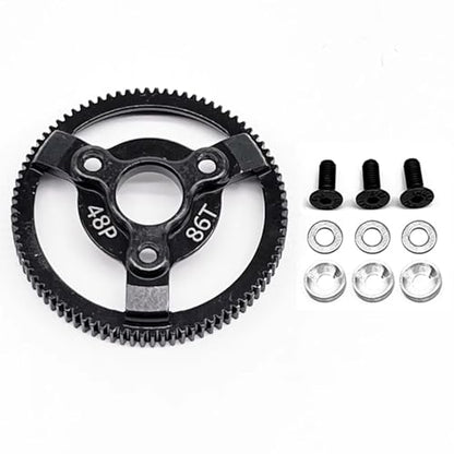 86T 48P Hardened Steel Spur Gear for Traxxas Slash Stampede Rustler 2WD - size: 48P-Spur Gear-86T
