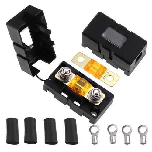 175Amp AMI/Midi Fuse Holder with Bolt-on AMI/Midi Fuse for Cars Trucks (Pack of 2) - size: 175A Fuse Holder