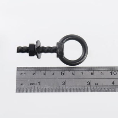 Antrader Lifting Shoulder Eye Bolts,M8 Eye Bolt,M8 x 40mm,Black,6 Sets - size: M8 x 40mm