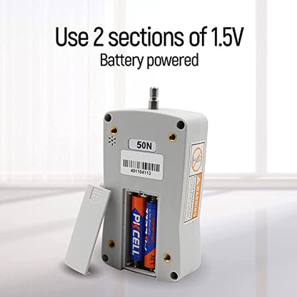 50N Digital Force Gauge Push and Pull Tester Meter with 4 Measurement Units N Kg Lb Oz, Automatic Backlight, Buzzer Alarm Function,1% Accuracy - size: 50N