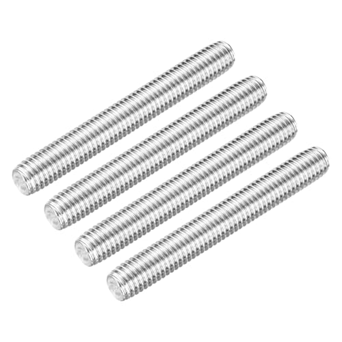 MECCANIXITY Fully Threaded Rod 1/2"-13 UNC Thread Pitch 304 Stainless Steel Right Hand Threaded Rods Bar Studs,3.74 inch 4 Pack - size: 1/2"-13 UNC x 3.74 inch