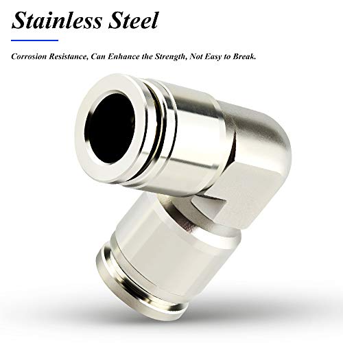 TAILONZ 5/16" OD Elbow 304 Stainless Steel Push to Connect Fittings 1Pcs - size: 5/16" OD