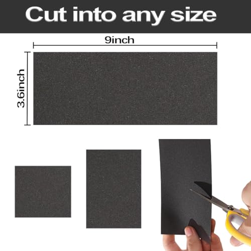 36 Pcs Wet Sand Paper Assortment, 280-3000 Grit 9 x 3.6 Inch - size: 36PCS/280-3000Grit