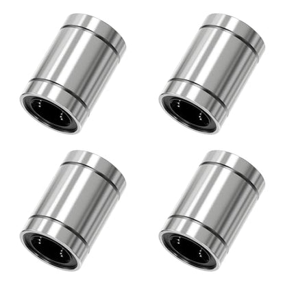 4PCS LM20UU Linear Ball Bearings, 20mm Bore Dia, 32mm OD, 42mm Length with Double Side Rubber Seal Linear Rail for CNC,3D Printer - size: LM20UU Size 20x32x42mm