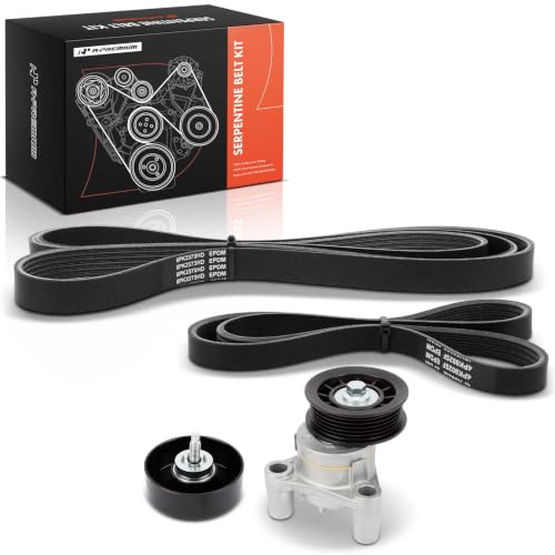 A-Premium Engine Serpentine Belt Drive Kit Compatible with Chevrolet, GMC