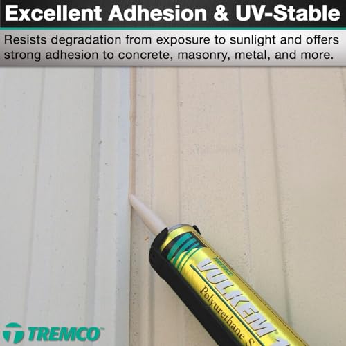 Tremco Vulkem 116 Polyurethane Sealant 10 oz, White, Case of 30 - color: White, size: Case of 30 Tubes