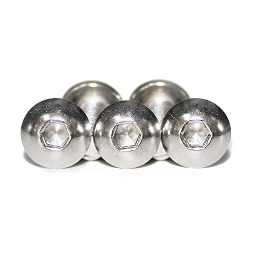 Fullerkreg M6-1.0 x 10 mm Button Head Socket Cap Screws - size: M6 x 10mm