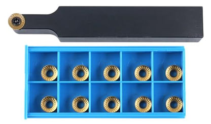 Accusize SRDCN12-3B Indexable Tool Holder, 3/4 x 4-1/2 in, 2376-0012INS - size: 3/4 x 4-1/2 in, add'l 10 inserts