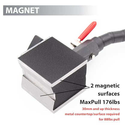 Clockwise Tools Magnetic Base, MGBR-04, Flexible Arm Magnetic Stand for Digital Dial Indicators, 176lbs Max Pull - style: MGBR-04 Flex Arm