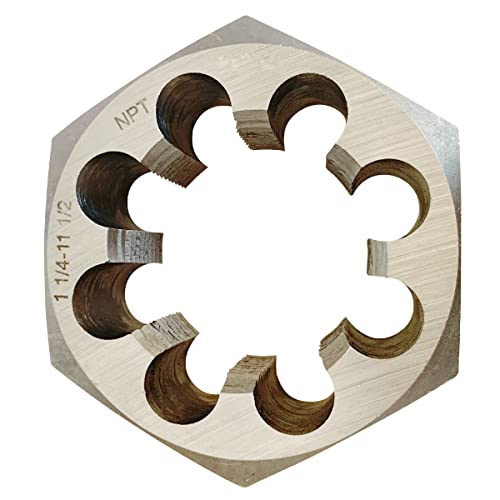 NPT Pipe Hex Die Cartbon Steel 1-1/4"-11 1/2 - size: 1-1/4"-11 1/2
