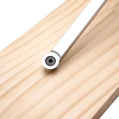 17 inch Wood Lathe Turning Tools Set 4 pcs, 17" Finisher Carbide Tipped Lathe Chisel Tool Bar, with Wooden Handles and Square Round Diamond Carbide Inserts