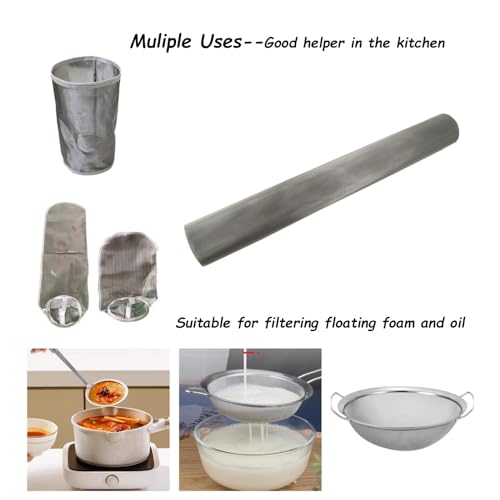 304 Stainless Steel Mesh Screen 15.7" x 47.2", 200Mesh 0.07mm Hole - style: 200Mesh x 0.05mm