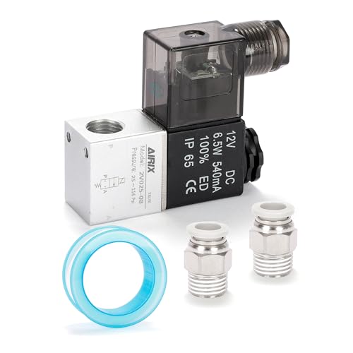 1/4" NPT Solenoid Valve 2V025-08, 2-Way Normally Closed, DC 12V, DIN - size: NPT1/4″/DC12/Junction on Box, style: 2-Way Solenoid Valve