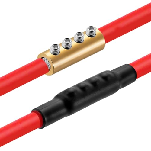 GRZWAYS 6AWG Gauge Wire Copper Connector Nut Kit, 80A Quick Connection